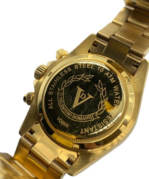 VALENTINO DOMANI（バレンチノドマーニ）VALENTINO DOMANI (バレンチノドマーニ) リストウォッチ ブラックの古着・服飾アイテム