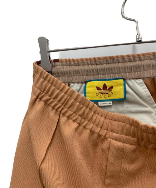 adidas（アディダス）adidas (アディダス) GUCCI (グッチ) トラックパンツ ブラウン サイズ:48の古着・服飾アイテム