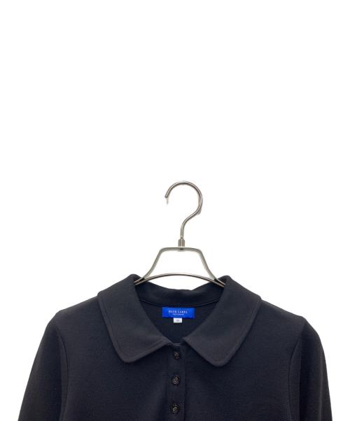 BLUE LABEL CRESTBRIDGE（ブルーレーベルクレストブリッジ）BLUE LABEL CRESTBRIDGE (ブルーレーベルクレストブリッジ) 長袖ワンピース ブラック サイズ:38の古着・服飾アイテム