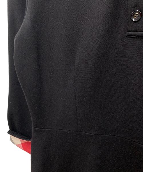 BLUE LABEL CRESTBRIDGE（ブルーレーベルクレストブリッジ）BLUE LABEL CRESTBRIDGE (ブルーレーベルクレストブリッジ) 長袖ワンピース ブラック サイズ:38の古着・服飾アイテム