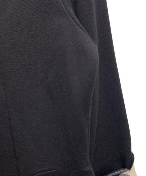 BLUE LABEL CRESTBRIDGE（ブルーレーベルクレストブリッジ）BLUE LABEL CRESTBRIDGE (ブルーレーベルクレストブリッジ) 長袖ワンピース ブラック サイズ:38の古着・服飾アイテム