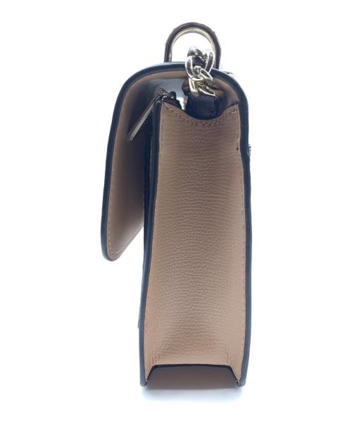 Kate Spade（ケイトスペード）Kate Spade (ケイトスペード) チェーンショルダーバッグ ブラック×ブラウンの古着・服飾アイテム