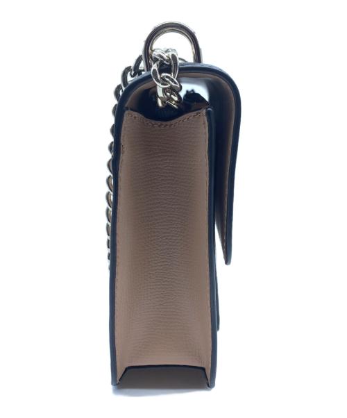 Kate Spade（ケイトスペード）Kate Spade (ケイトスペード) チェーンショルダーバッグ ブラック×ブラウンの古着・服飾アイテム