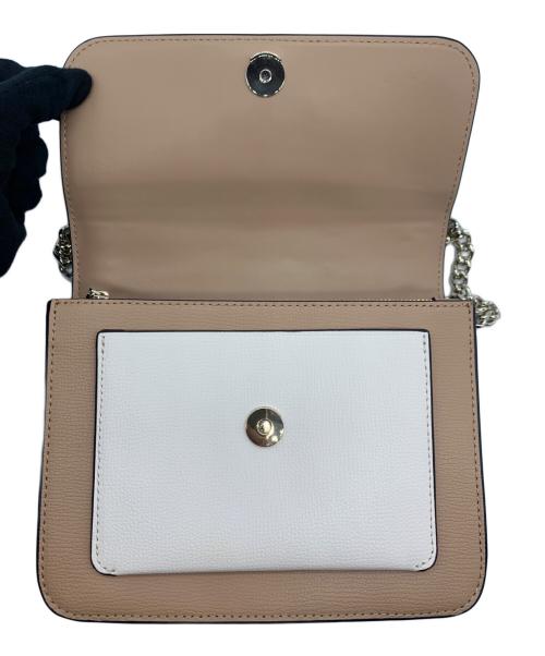 Kate Spade（ケイトスペード）Kate Spade (ケイトスペード) チェーンショルダーバッグ ブラック×ブラウンの古着・服飾アイテム