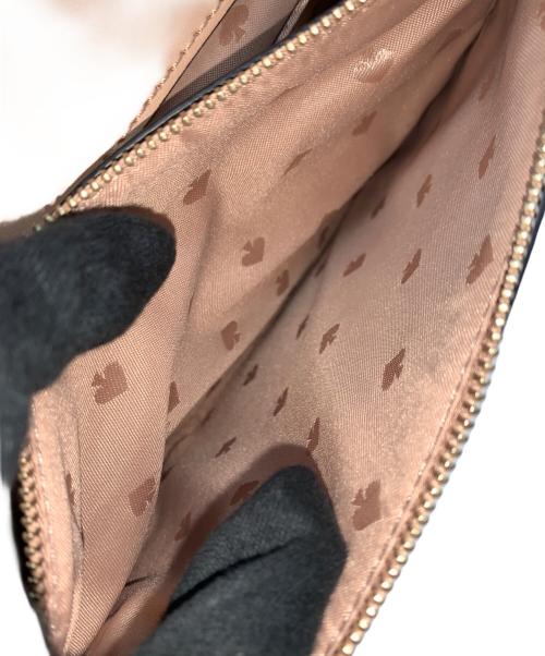 Kate Spade（ケイトスペード）Kate Spade (ケイトスペード) チェーンショルダーバッグ ブラック×ブラウンの古着・服飾アイテム
