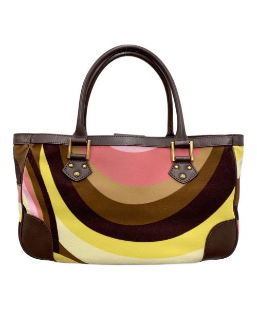 PAUL SMITH（ポールスミス）PAUL SMITH (ポールスミス) マルチストライプハンドバッグの古着・服飾アイテム