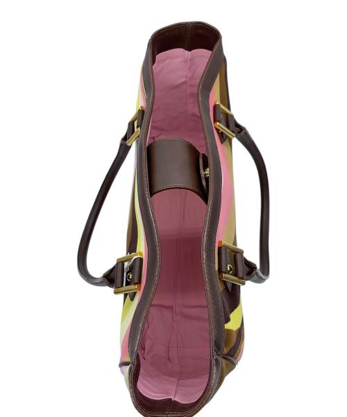 PAUL SMITH（ポールスミス）PAUL SMITH (ポールスミス) マルチストライプハンドバッグの古着・服飾アイテム