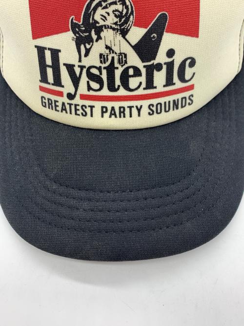 Hysteric Glamour（ヒステリックグラマー）Hysteric Glamour (ヒステリックグラマー) キャップ ブラック×ホワイトの古着・服飾アイテム