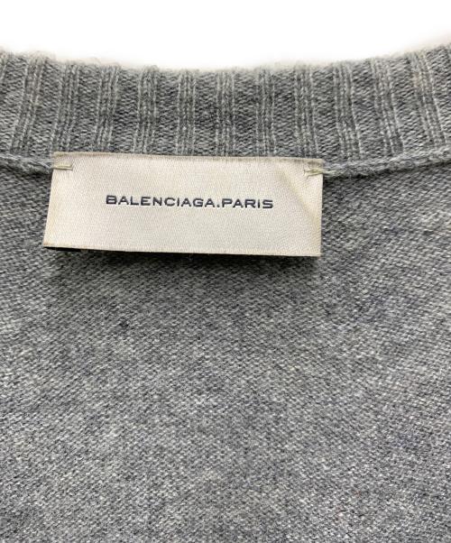 BALENCIAGA.PARIS（バレンシアガ）BALENCIAGA.PARIS (バレンシアガ) 薄手ニット グレー サイズ:Mの古着・服飾アイテム