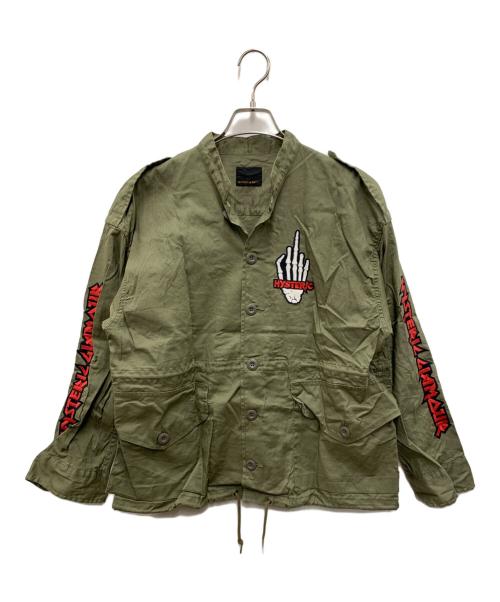 Hysteric Glamour（ヒステリックグラマー）Hysteric Glamour (ヒステリックグラマー) ミリタリージャケット オリーブ サイズ:Freeの古着・服飾アイテム