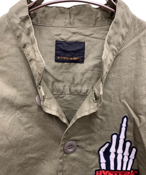Hysteric Glamour（ヒステリックグラマー）Hysteric Glamour (ヒステリックグラマー) ミリタリージャケット オリーブ サイズ:Freeの古着・服飾アイテム