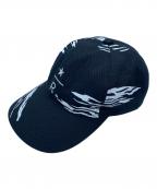 WILDSIDE YOHJI YAMAMOTO×STARBUCKS COFFEEワイルドサイド ヨウジ ヤマモト×スターバックスコーヒー）の古着「キャップ」｜ブラック×ホワイト