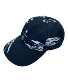 WILDSIDE YOHJI YAMAMOTO×STARBUCKS COFFEE（ワイルドサイド ヨウジ ヤマモト×スターバックスコーヒー）の古着「キャップ」｜ブラック×ホワイト