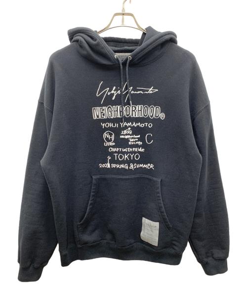YOHJI YAMAMOTO（ヨウジヤマモト）YOHJI YAMAMOTO (ヨウジヤマモト) NEIGHBORHOOD (ネイバーフッド) パーカー ブラック サイズ:XLの古着・服飾アイテム