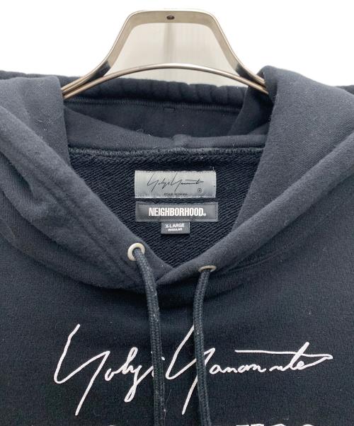 YOHJI YAMAMOTO（ヨウジヤマモト）YOHJI YAMAMOTO (ヨウジヤマモト) NEIGHBORHOOD (ネイバーフッド) パーカー ブラック サイズ:XLの古着・服飾アイテム