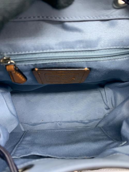 COACH（コーチ）COACH (コーチ) ミニリュック ネイビーの古着・服飾アイテム
