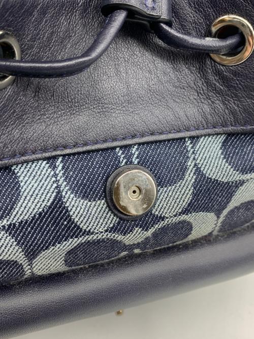 COACH（コーチ）COACH (コーチ) ミニリュック ネイビーの古着・服飾アイテム