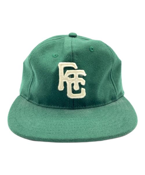 EBBETS FIELD FLANNELS（エベッツフィールドフランネルズ）EBBETS FIELD FLANNELS (エベッツフィールドフランネルズ) キャップ グリーンの古着・服飾アイテム