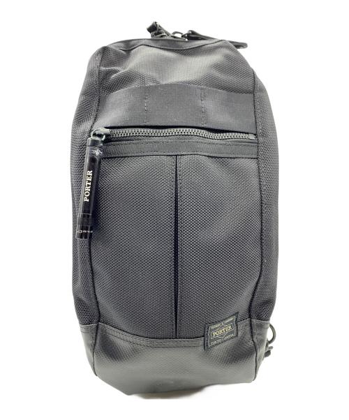 PORTER（ポーター）PORTER (ポーター) スリングショルダーバッグ ブラックの古着・服飾アイテム