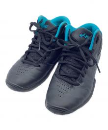 asics（アシックス）の古着「ローカットスニーカー」｜ブラック