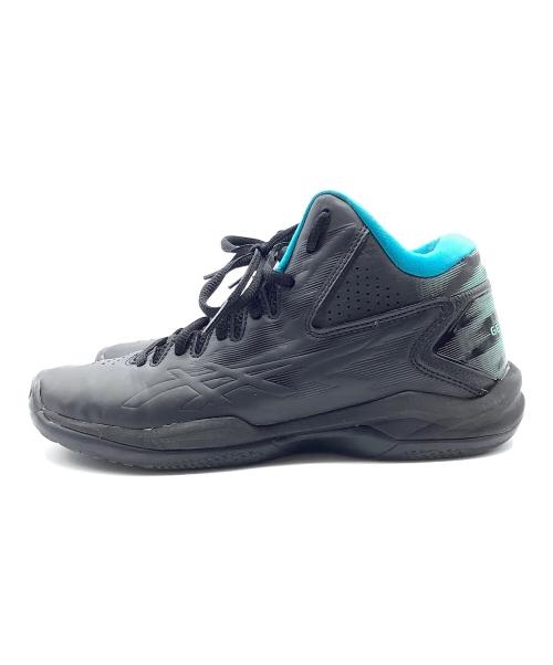 asics（アシックス）asics (アシックス) ローカットスニーカー ブラック サイズ:22.5の古着・服飾アイテム