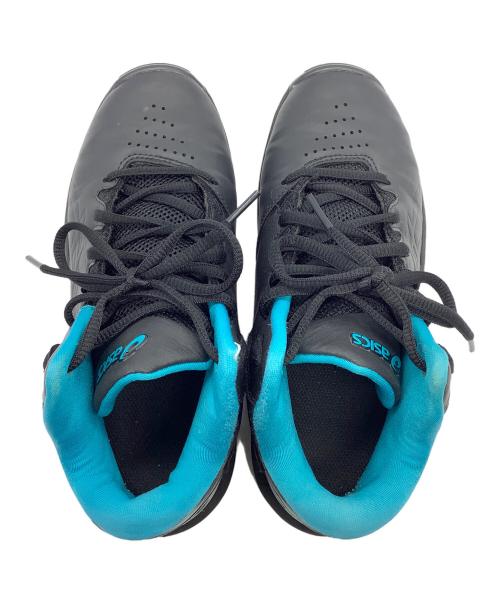 asics（アシックス）asics (アシックス) ローカットスニーカー ブラック サイズ:22.5の古着・服飾アイテム