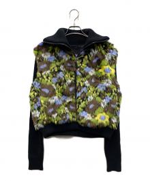 Desigual（デシグアル）の古着「ジャケット」｜ブラック×グリーン