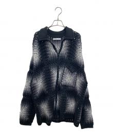 JOURNAL STANDARD relume（ジャーナルスタンダード レリューム）の古着「ニットジャケット」｜ブラック×グレー