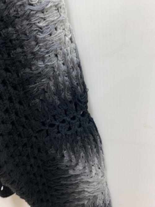 JOURNAL STANDARD relume（ジャーナルスタンダード レリューム）JOURNAL STANDARD relume (ジャーナルスタンダード レリューム) ニットジャケット ブラック×グレー サイズ:Lの古着・服飾アイテム