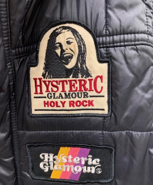 Hysteric Glamour（ヒステリックグラマー）Hysteric Glamour (ヒステリックグラマー) 中綿ベスト ブラック サイズ:Sの古着・服飾アイテム