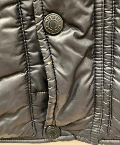 Hysteric Glamour（ヒステリックグラマー）Hysteric Glamour (ヒステリックグラマー) 中綿ベスト ブラック サイズ:Sの古着・服飾アイテム