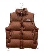 THE NORTH FACEザ ノース フェイス）の古着「ダウンベスト　700フィル」｜ブラウン