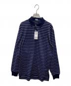 POLO RALPH LAURENポロ・ラルフローレン）の古着「ラガーシャツ」｜ネイビー×ホワイト