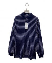 POLO RALPH LAUREN（ポロ・ラルフローレン）の古着「ラガーシャツ」｜ネイビー×ホワイト