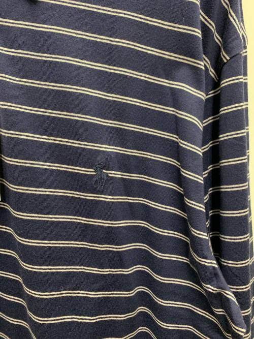 POLO RALPH LAUREN（ポロ・ラルフローレン）POLO RALPH LAUREN (ポロ・ラルフローレン) ラガーシャツ ネイビー×ホワイト サイズ:M 未使用品の古着・服飾アイテム