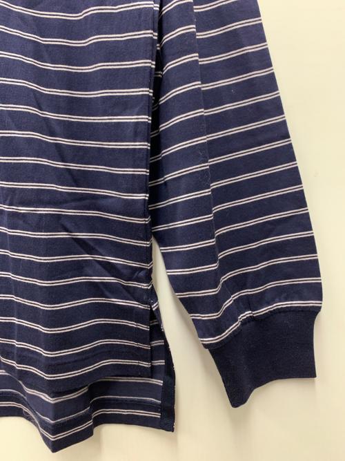 POLO RALPH LAUREN（ポロ・ラルフローレン）POLO RALPH LAUREN (ポロ・ラルフローレン) ラガーシャツ ネイビー×ホワイト サイズ:M 未使用品の古着・服飾アイテム
