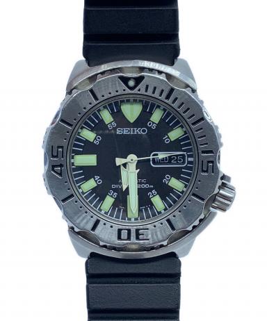 中古・古着通販】SEIKO (セイコー) ダイバーズウォッチ ブラック