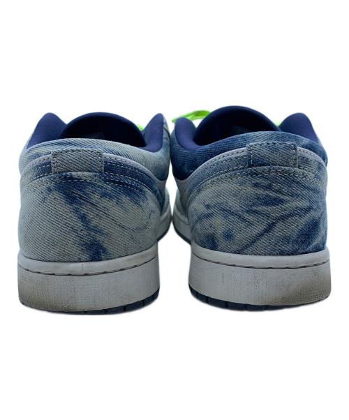 NIKE（ナイキ）NIKE (ナイキ) AIR JORDAN 1 LOW ブルー×ホワイト サイズ:27.5の古着・服飾アイテム