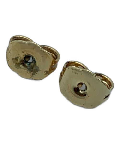 VERSACE（ヴェルサーチェ）VERSACE (ヴェルサーチェ) スタッドピアス ゴールドの古着・服飾アイテム