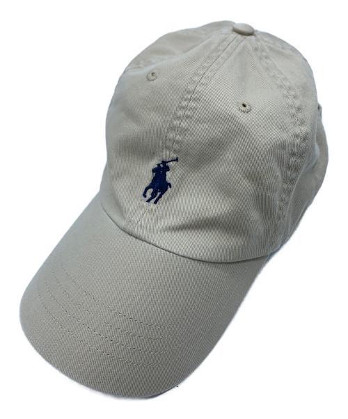 POLO RALPH LAUREN（ポロ・ラルフローレン）POLO RALPH LAUREN (ポロ・ラルフローレン) キャップ ベージュの古着・服飾アイテム