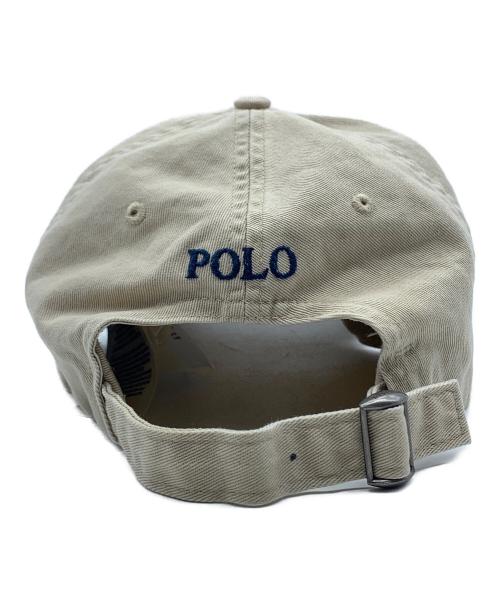 POLO RALPH LAUREN（ポロ・ラルフローレン）POLO RALPH LAUREN (ポロ・ラルフローレン) キャップ ベージュの古着・服飾アイテム