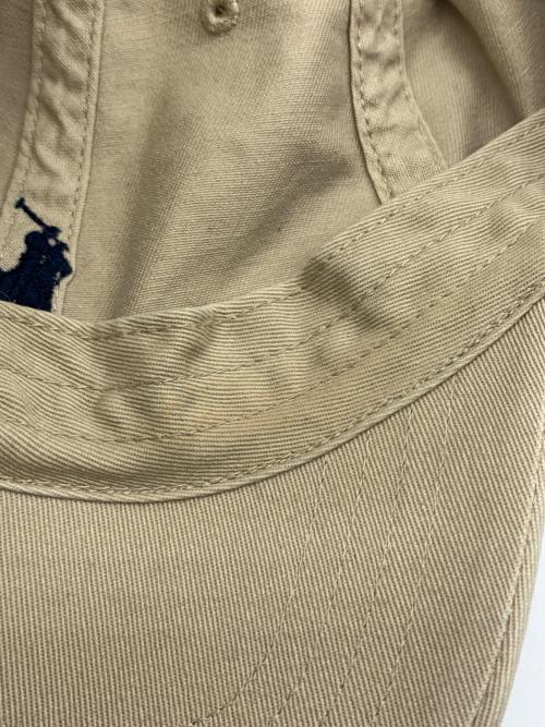 POLO RALPH LAUREN（ポロ・ラルフローレン）POLO RALPH LAUREN (ポロ・ラルフローレン) キャップ ベージュの古着・服飾アイテム