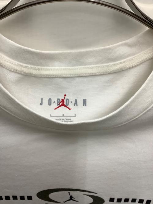 JORDAN（ジョーダン）JORDAN (ジョーダン) Travis Scott (トラヴィススコット) 半袖カットソー ホワイト サイズ:Lの古着・服飾アイテム