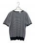 N.HOOLYWOOD (エヌ ハリウッド) ドルマンスリーブTシャツ ホワイト×ブラック サイズ:40：3000円