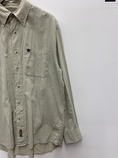 Timberland（ティンバーランド）Timberland (ティンバーランド) 長袖シャツ グリーン サイズ:Mの古着・服飾アイテム