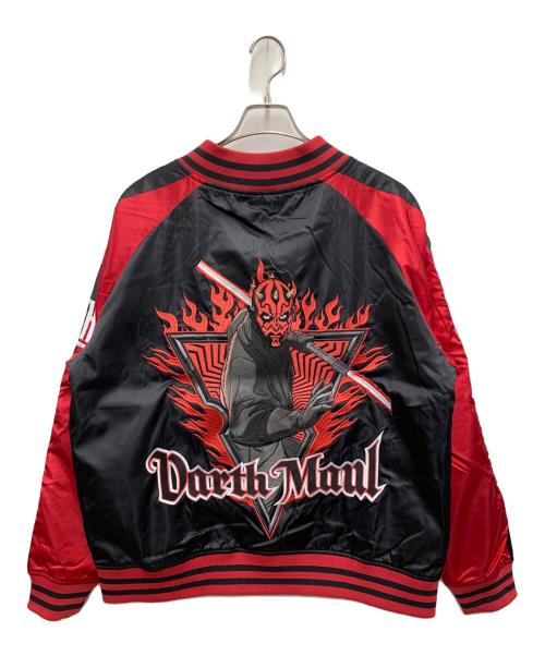 STAR WARS（スターウォーズ）STAR WARS (スターウォーズ) スカジャン　ダースモール ブラック×レッド サイズ:3Lの古着・服飾アイテム