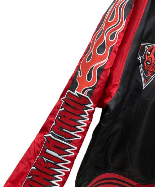 STAR WARS（スターウォーズ）STAR WARS (スターウォーズ) スカジャン　ダースモール ブラック×レッド サイズ:3Lの古着・服飾アイテム