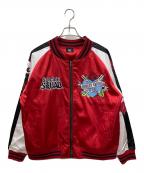SUICIDE SQUADスーサイド・スクワット）の古着「スカジャン」｜レッド×ホワイト