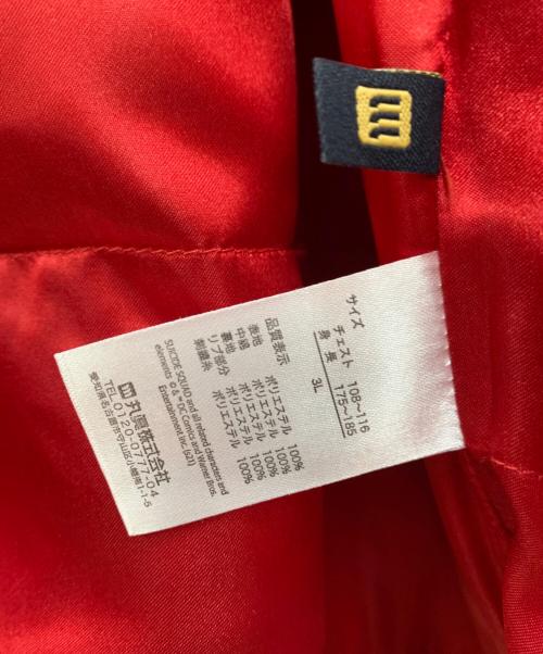 SUICIDE SQUAD（スーサイド・スクワット）SUICIDE SQUAD (スーサイド・スクワット) スカジャン レッド×ホワイト サイズ:3Lの古着・服飾アイテム