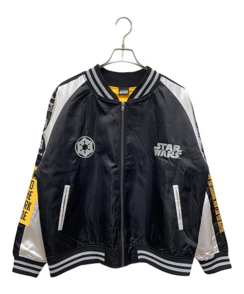STAR WARS（スターウォーズ）STAR WARS (スターウォーズ) スカジャン　ダースベイダー ブラック×シルバー サイズ:3Lの古着・服飾アイテム